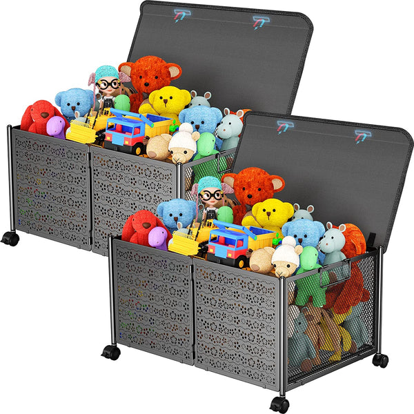 Large Toy Box With Wheels